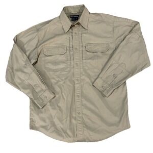 5.11 Tactical‎ Series Men's Medium Reg Khaki Long Sleeve Ripstop Vent